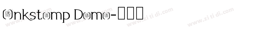 Inkstamp Demo字体转换
